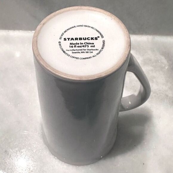 Starbucks Tumbler Classic Logo Siren Mermaid Tall White Coffee Cup Mug - Picture 2 of 2